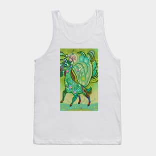 Space Dust Llama Unicorn Tank Top